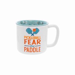 Pavilion Positively Pickled 18 oz Mulitcolored BPA Free Pickleball Mug