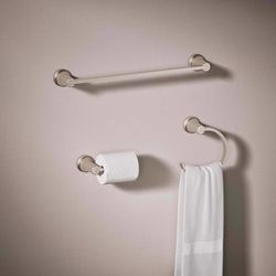 Kohler Sivaro Vibrant Brushed Nickel Silver Accessory Kit 18 in. L Metal