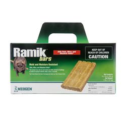 Ramik Toxic Fish-Flavored Rodenticide Bait Bar For Mice and Rats 4 lb 4 pk