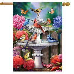 Briarwood Lane House Flag 28 in. H X 40 in. W