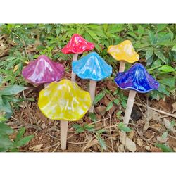 Marshall Home and Garden Assorted Ceramic 13.5 in. H X 3 in. W Outdoor Garden Stake