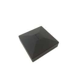 Fortress Building Products Athens 1 in. H X 2 in. W X 2  L Black Aluminum Post Cap
