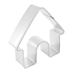 R&M International Corp 4 in. W X 4 in. L Dog House Cookie Cutter Silver 1 pc