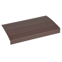 Amerimax 1.25 in. H X 6 in. W X 144 in. L Brown Aluminum Fascia Bracket