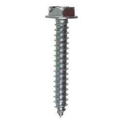 HILLMAN No. 10 Ga. X 1-1/4 in. L Slotted Hex Head Sheet Metal Screws 100 pk