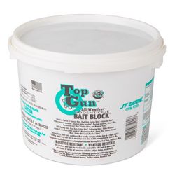 JT Eaton Top Gun Toxic Bitrex Rodenticide Bait Blocks For Mice and Rats 4 lb 128 pk