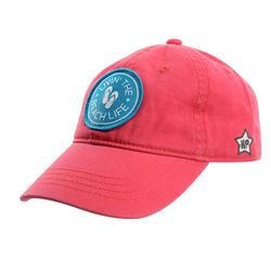 Pavilion We People Livin' The Beach Life Baseball Cap Coral One Size Fits Most
