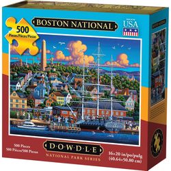 Dowdle Boston National Park Personal Puzzle Cardboard/Paper Multicolored 500 pc