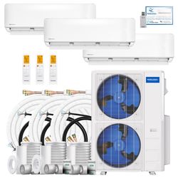 MRCOOL DIY 5th Gen (12 kbtu, 12 kbtu, 24 kbtu) 3 Zone 48000 BTU 22 SEER Ductless Mini Split Heat Pum