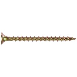HILLMAN No. 8 X 3 in. L Phillips Zinc-Plated Coarse Wood Screws 50 pk