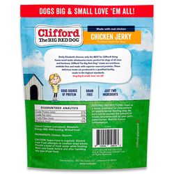 Clifford the Big Red Dog Chewy Chicken Grain Free Jerky Tenders For Dogs 6 oz 1 pk