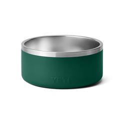 YETI Boomer Black Forest Green Stainless Steel 8 cups Pet Bowl For Dogs