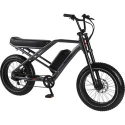 Retrospec Valen Rev 3 Unisex Fat Tire Bicycle Matte Graphite