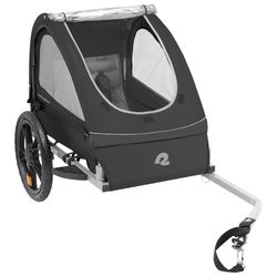 Retrospec Rover Fabric/Steel Child Trailer 40 lb Black