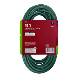 Ace Outdoor 40 ft. L Green Extension Cord 16/3 SJTW