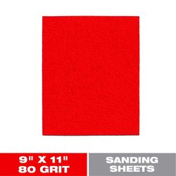 Diablo 11 in. L X 9 in. W Aluminum Oxide 80 Grit Coarse Sanding Sheet