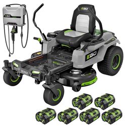 EGO POWER+ ZT4214L 42 in. 56 V Battery Zero Turn Riding Mower Kit (Battery &amp; Charger)