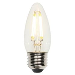 Westinghouse B11 E26 (Medium) Filament LED Bulb Warm White 40 Watt Equivalence 2 pk