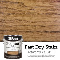 Old Masters Professional Semi-Transparent Natural Walnut Oil-Based Alkyd Fast Dry Wood Stain 1 qt