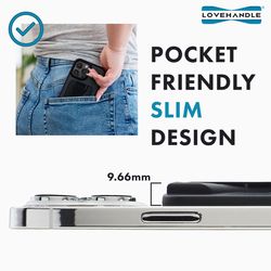 LoveHandle Multicolored Wildflowers Cell Phone Grip For All Mobile Devices 0.31 ft. L