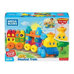Mega Bloks ABC Musical Train 50 pc