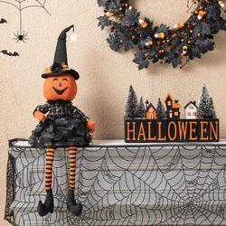 Glitzhome 30 in. Witch Halloween Decor
