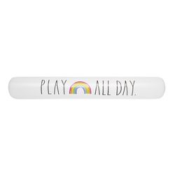 CocoNut Float Rae Dunn White Vinyl Inflatable Play All Day Pool Noodle