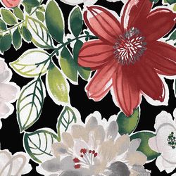 Jordan Manufacturing Multicolored Floral Polyester Toss Pillow 4 in. H X 16 in. W X 16 in. L