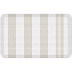 Gel Pro Designer Comfort 20 in. W X 32 in. L Ivory/Natural Taylor Polyurethane Anti-Fatigue Mat
