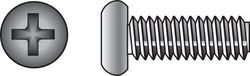 HILLMAN No. 8-32 Ga. X 1/2 in. L Phillips Pan Head Stainless Steel Machine Screws 100 pk