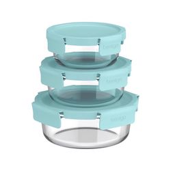 Bentgo Aqua Food Storage Container Set 3 pk