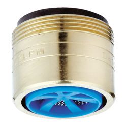 Ace Dual Thread 15/16 in.- 27M x 55/64 in.-27F Polished Brass Faucet Aerator