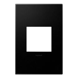Legrand Adorne Graphite 1 gang Polycarbonate Toggle Screwless Wall Plate 1 each