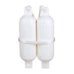 Seachoice Twin Eye White Vinyl Boat Fender