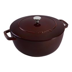 Staub Cast Iron Dutch Oven 5 qt Grenadine