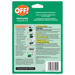 OFF! Insect Repellent Coil For Mosquitoes 1.06 oz