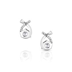 Montana Silversmiths Women's Faithful Stream Earrings