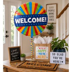 Anagram Balloons Welcome Blitz Foil Balloon 1 pk
