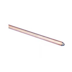 Erico 8 foot 5/8 in. Copper-Bonded Steel Ground Rod 1 pk