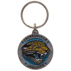 HILLMAN NFL Tempered Steel Brown Split Ring Keychain