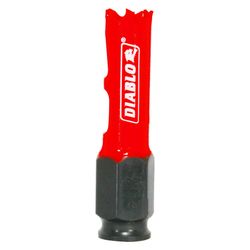 Diablo 9/16 in. Bi-Metal Hole Saw Arbor Included