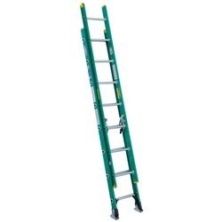 Werner 16 ft. H Fiberglass Extension Ladder Type II 225 lb. cap.