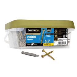 Power Pro No. 8 Ga. X 2 in. L Bronze Star Flat Head Deck Screws