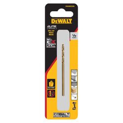 DeWalt ELITE SERIES 1/8 in. X 2 3/4 in. L Cobalt Steel Split Point Drill Bit Round Shank 1 pc