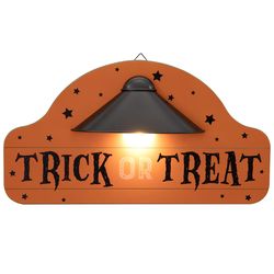 Dyno 13 in. Trick or Treat Wall Decor