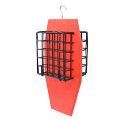 Songbird Essentials Woodpecker Plastic/Wire Cage Double Suet Bird Feeder