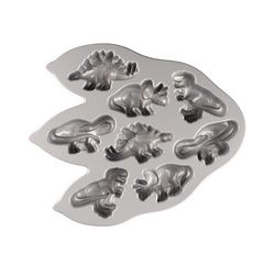 Nordic Ware 13.6 in. W X 11.4 in. L Dinosaur Cakelet Pan Toffee 1 pc