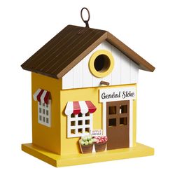 Glitzhome 9.5 in. H X 5.5 in. W X 7 in. L Wood Bird House