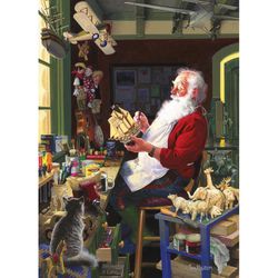 Cobble Hill Santa's Workbench Jigsaw Puzzle 500 pc