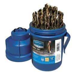 Century Drill & Tool Cobalt Drill Bit Set 29 pc